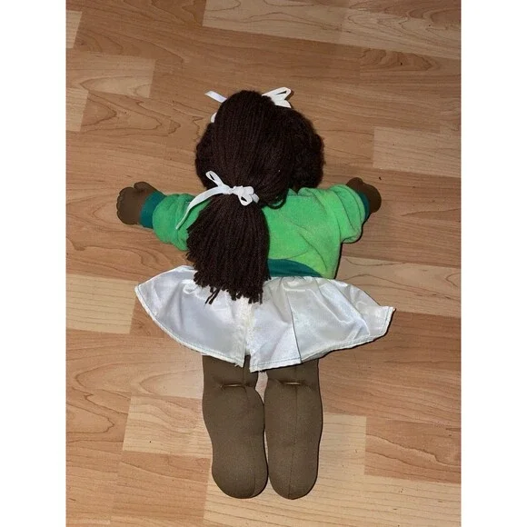 Vtg 1982 Coleco Cabbage Patch Kids Doll Cheerleader African American Signed - Picture 5 of 8